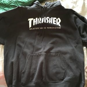 Men’s black Trasher hoodie size XL